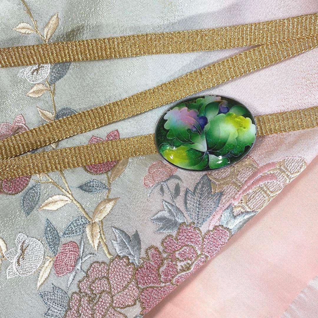 2228★作家物　訪問着★帯どめ付き全セット★裄67★美品セット★