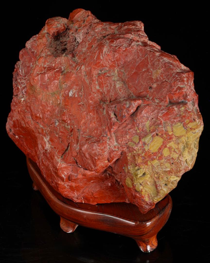 マ*3様 佐渡 赤玉石 赤石 碧玉 水石 鑑賞石 天然石 原石 大型20.3kg