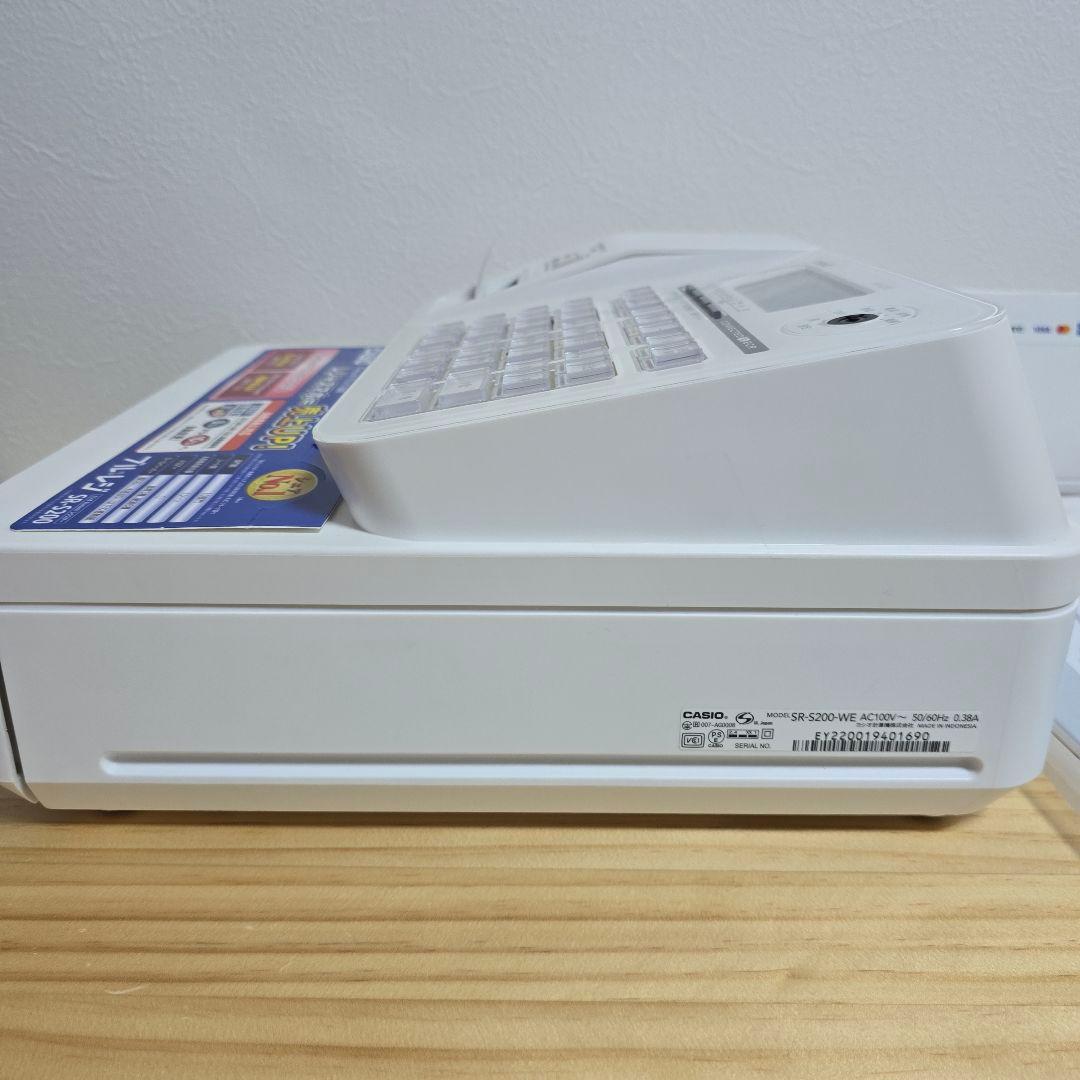 CASIO カシオ レジスター 電子レジ スクエア SR-S200 店名 美品