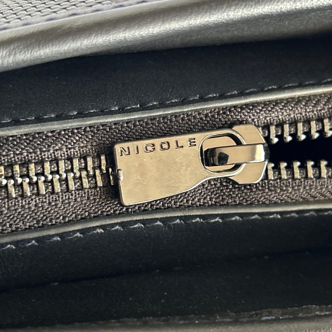 【未使用】ムッシュニコル エクストラ 2way レザーブリーフケース 黒 希少