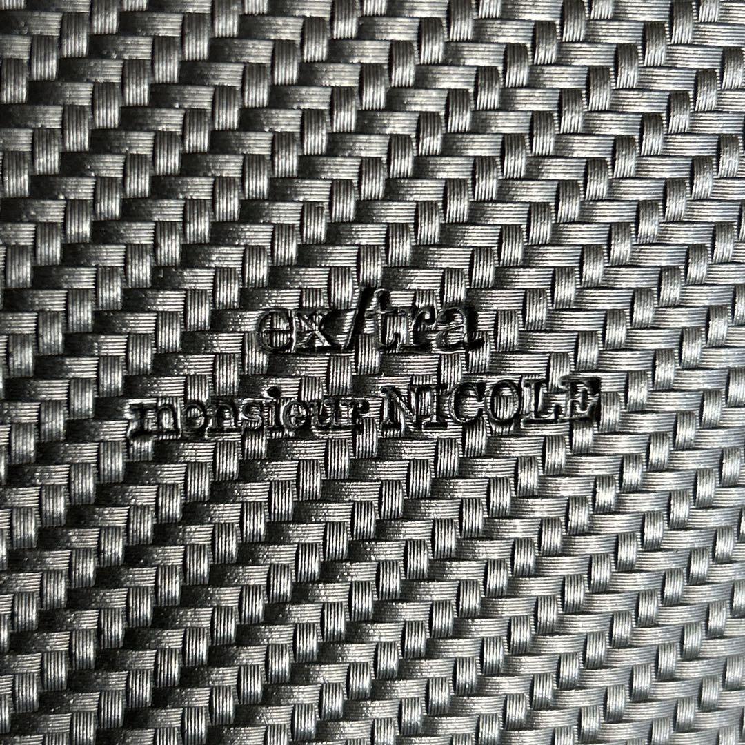 【未使用】ムッシュニコル エクストラ 2way レザーブリーフケース 黒 希少