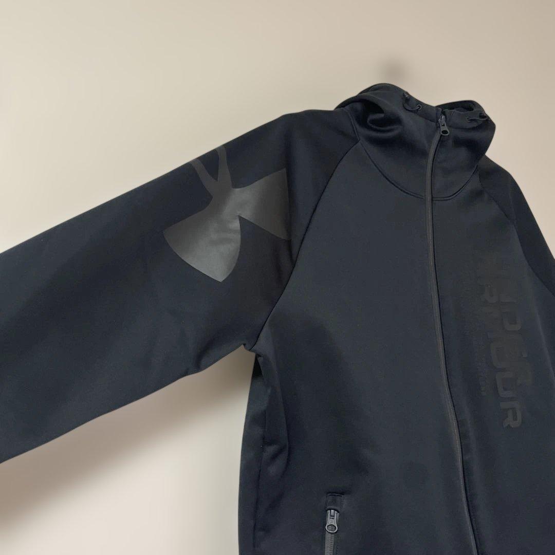 アンダーアーマー ウィンターニット　上下セット ブラック　ジャージ