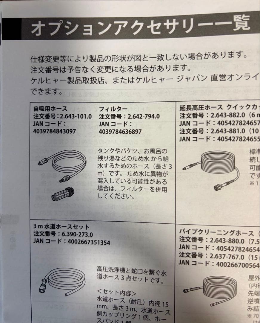ケルヒャー K2 サイレント 静音 高圧洗浄機 付属品完備 オプション込