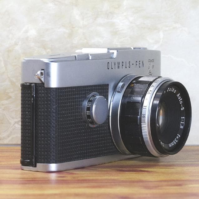 【整備済完動美品】Olympus-PEN F/F.Zuikoレンズ