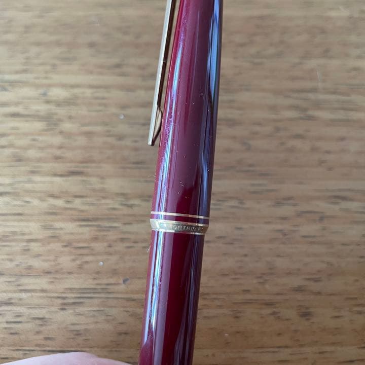 MONTBLANC モンブラン 万年筆 585 14K えんじ