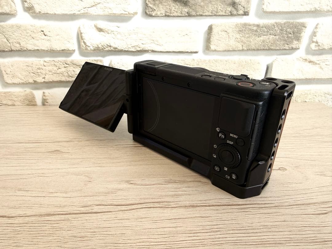 SONY VLOGCAM ZV-1 【木製ハンドル付き】