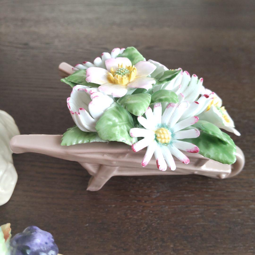 ロイヤルドルトン　花　置物　3点