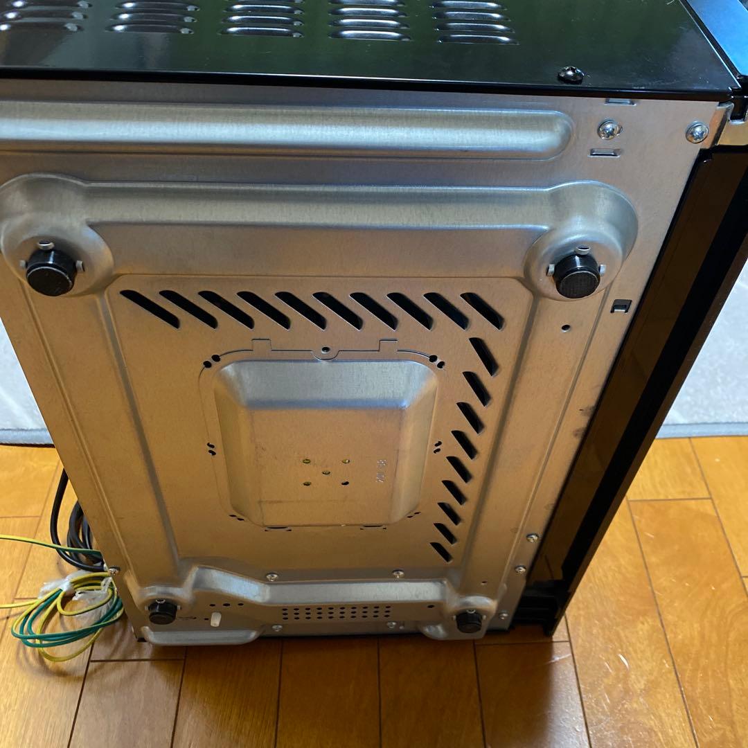 ヤマゼン 庫内フラット 18L 電子レンジ YRL-F180-B ブラック中古