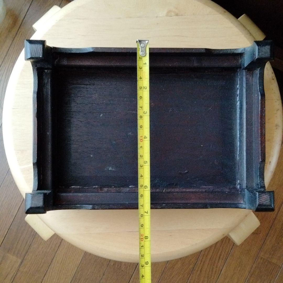 最終値下げ　貴重中国骨董　旧蔵硬木書道用具 中国清の時代古い唐木案机