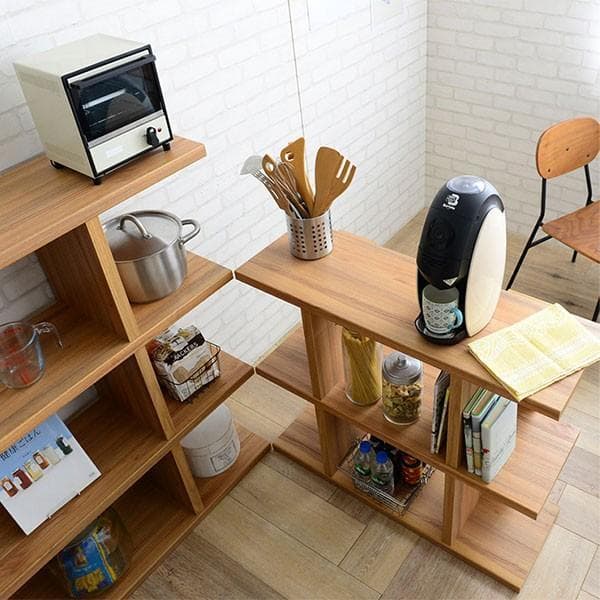 ロータイプ90cm幅　★超特価★佐藤産業　4FUL Fizz シェルフ 2