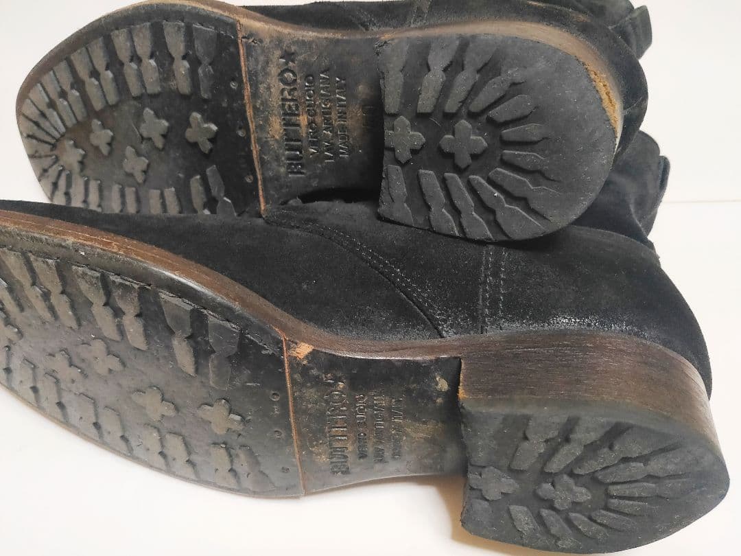 ブッテロ BUTTERO レースアップブーツ b2294 オイルドスエード