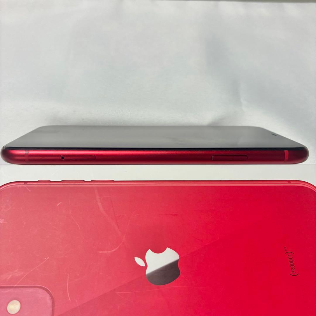 iPhone11 128GB レッド イヤフォン・ACアダプタ付き