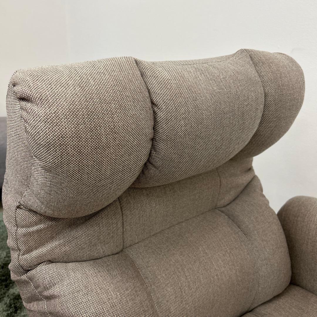 新品☆高座椅子 リクライニングチェア 回転椅子 1Pソファ ベージュ プレゼント