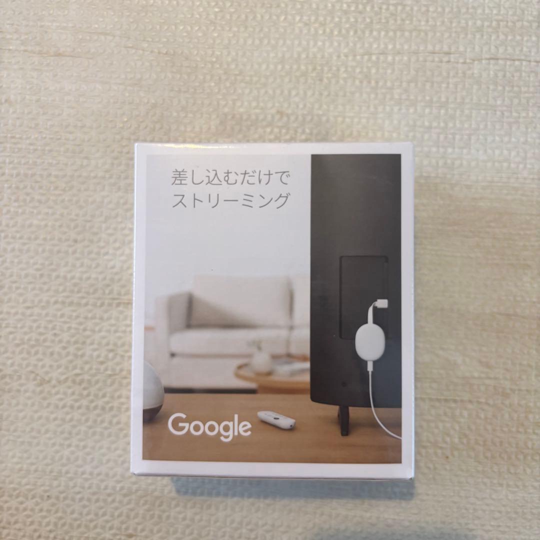 【新品未開封】Chromecast with Google TV 4K ホワイト