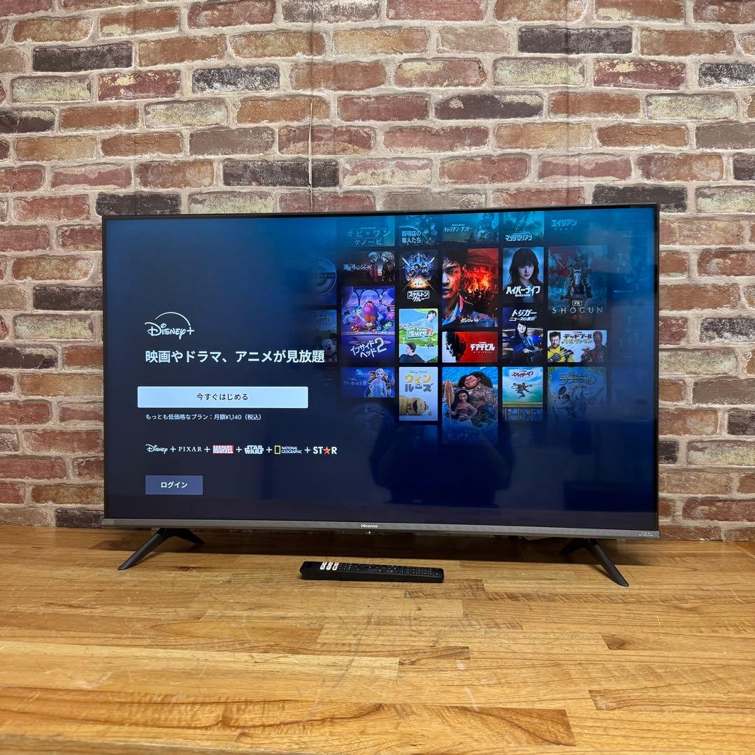 2022年製！43V型 4Kチューナー内蔵 液晶テレビ 43A65G ネット動画