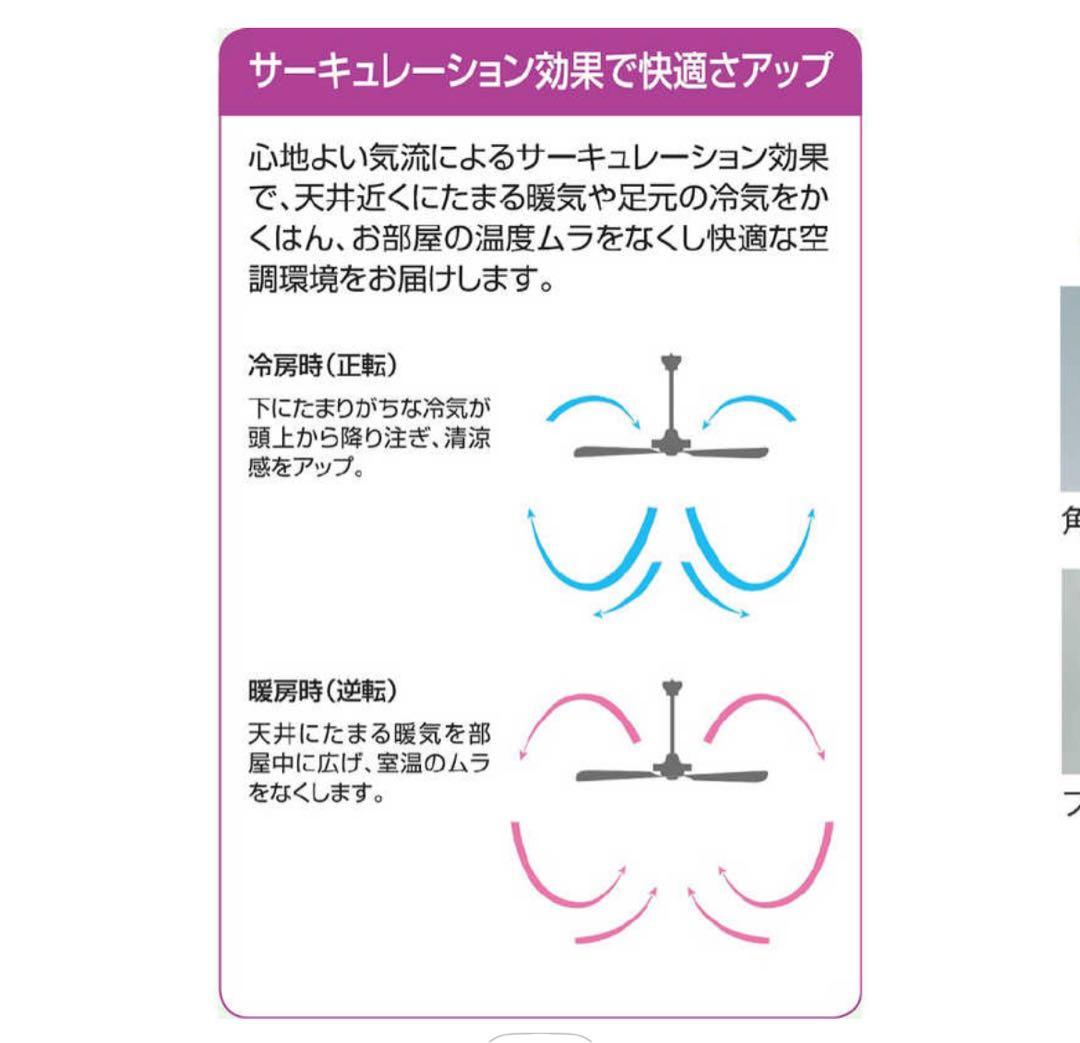 【未使用】DCモーター ブラック シーリングファン