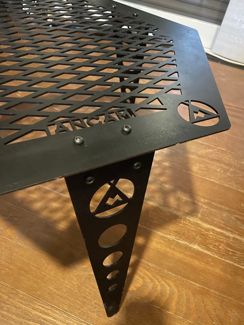 ANCAM メタヘキテ L 脚長 六角形 アイアン テーブル