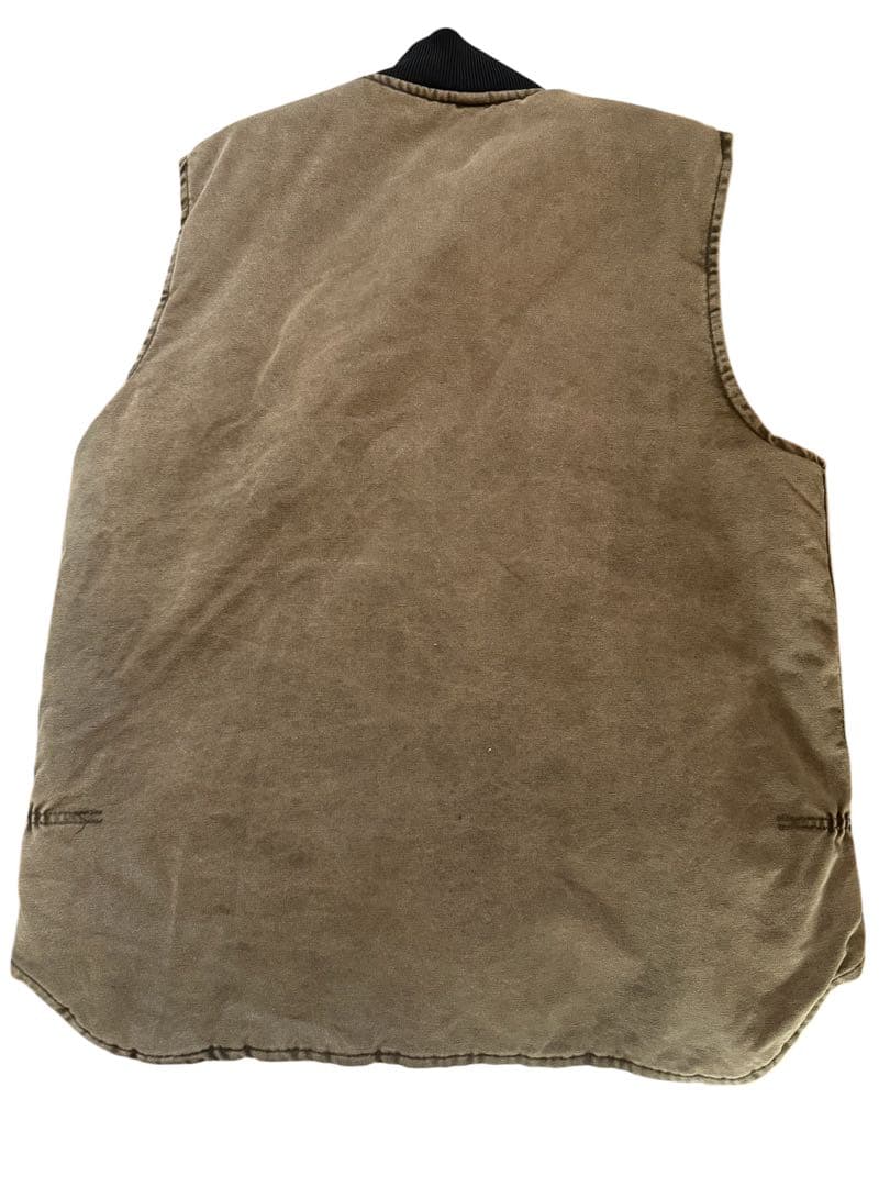 USA製　カーハート ダックベスト　フェード　XL ビッグサイズ