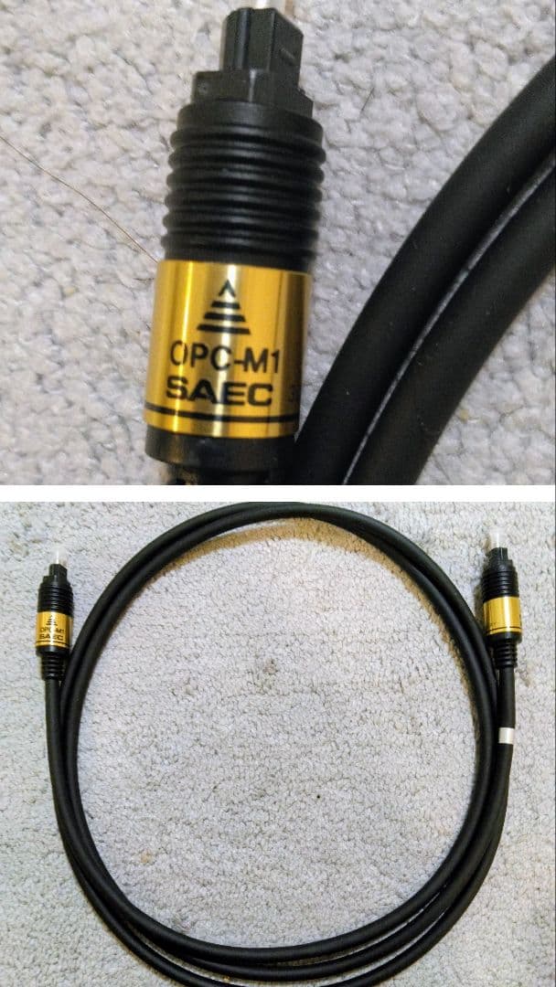 ★SAEC サエク 高級音響ケーブル 【OPC－M1】30周年 2本SET