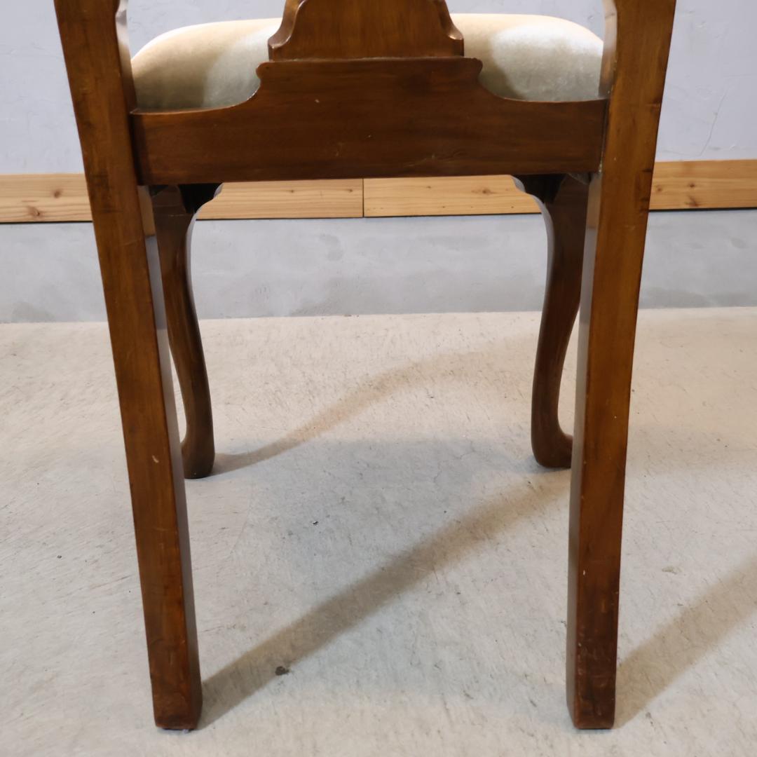 ロイズアンティークス クイーンアン ダイニングチェア 2脚セット アンティーク