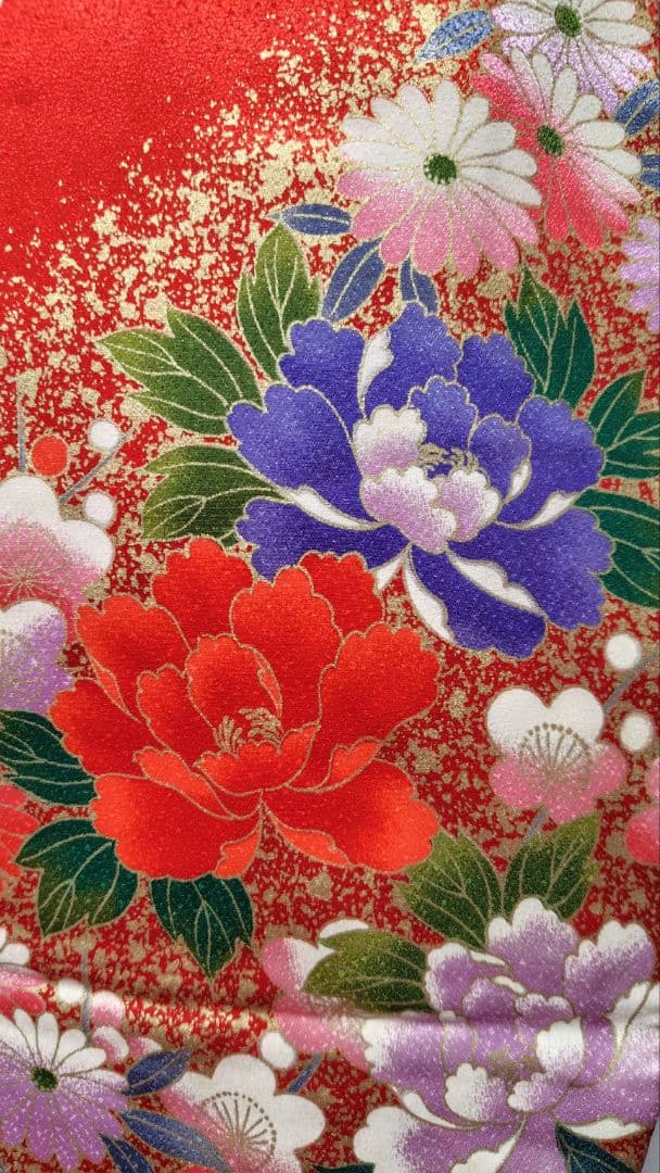 RK552子供着物着丈133センチ裄丈51センチ正絹めちゃくちゃ綺麗美品