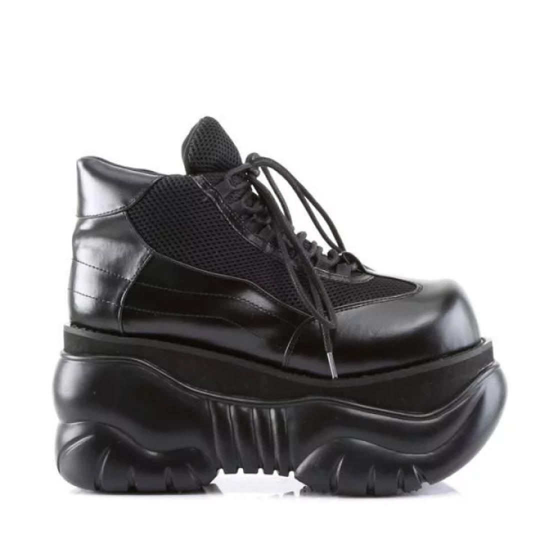 新品未使用⭐️ Demonia デモニア 厚底スニーカー ブーツ27cm 黒 M9