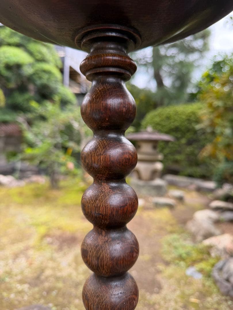 木製灰皿スタンド 昭和レトロ