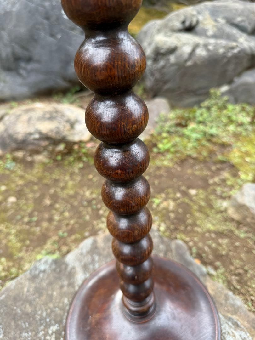 木製灰皿スタンド 昭和レトロ