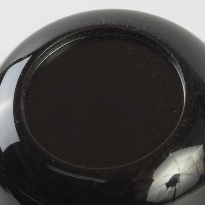 茶道具　松雲作　唐松蒔絵　棗　共箱　V　9798