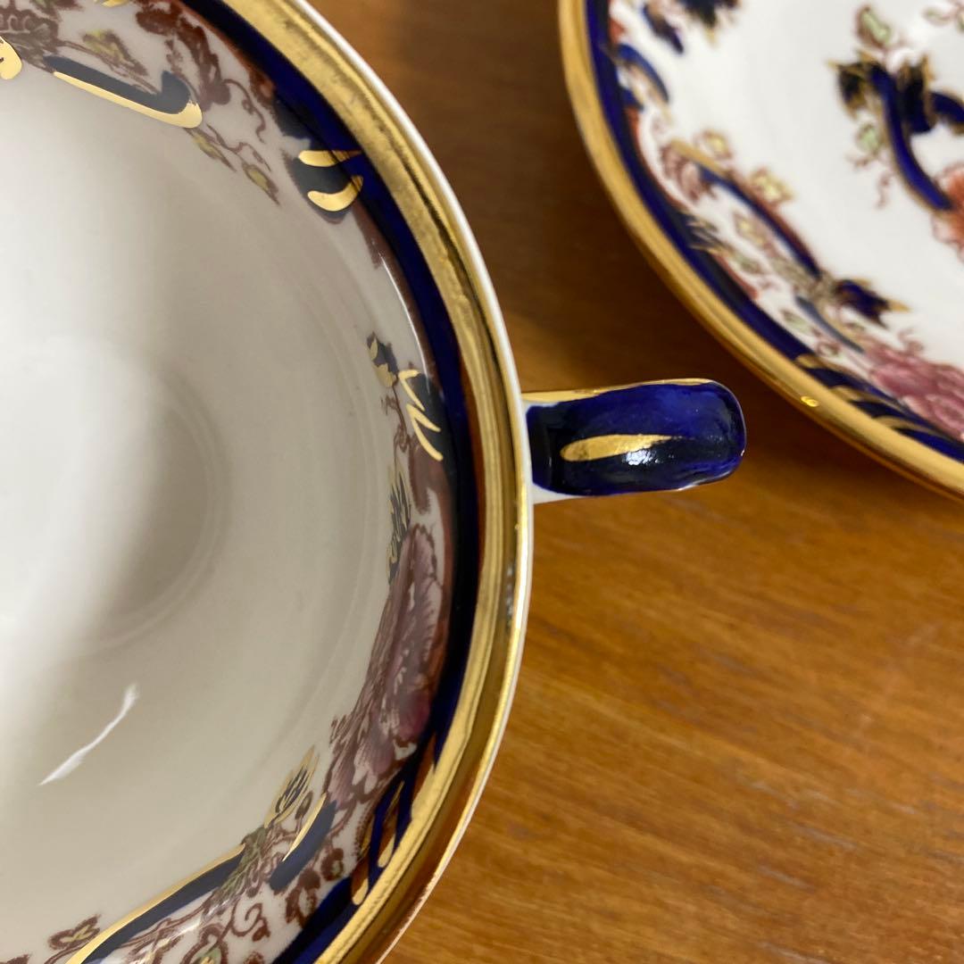 一粒で2度美味しい　メイソンズ　ブルーマンダレイ　カップ2種　ソーサー　プレート