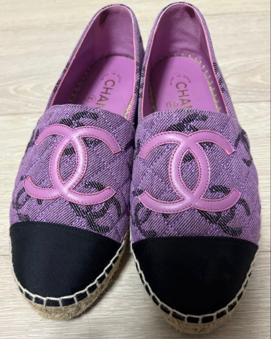 新品未使用　激レア　エスパドリーユ　CHANEL シャネル　靴　実物写真あり
