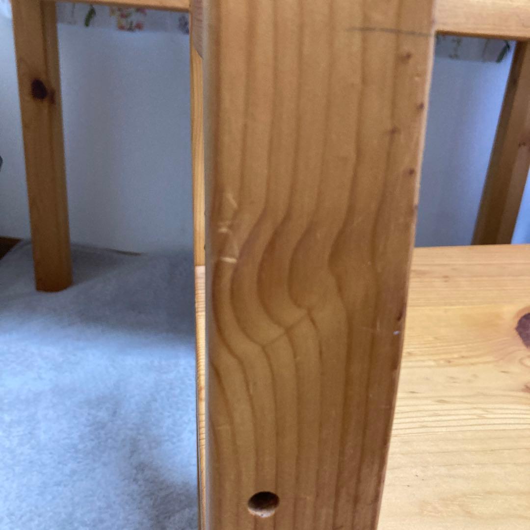 最終値下げ　ステップチェア　椅子　パイン材　アンティーク