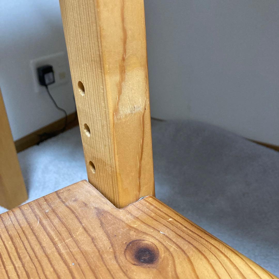 最終値下げ　ステップチェア　椅子　パイン材　アンティーク