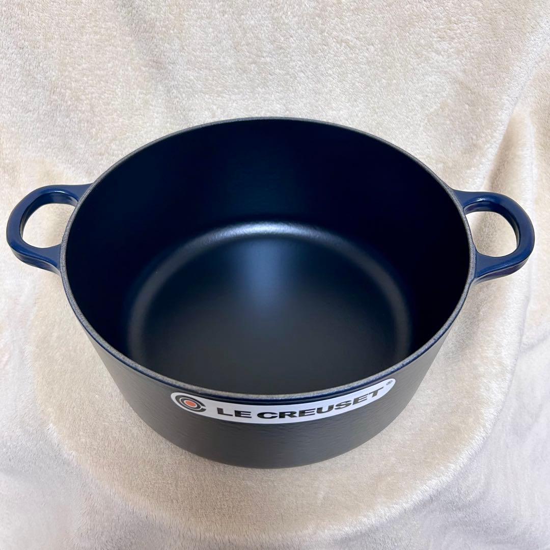 値下げ⭐️ル・クルーゼ ココットロンド 24cm ネイビー