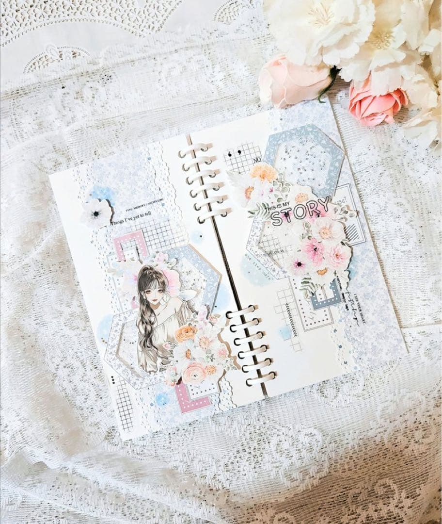 コラージュ素材　紙もの　素材紙　【2589】