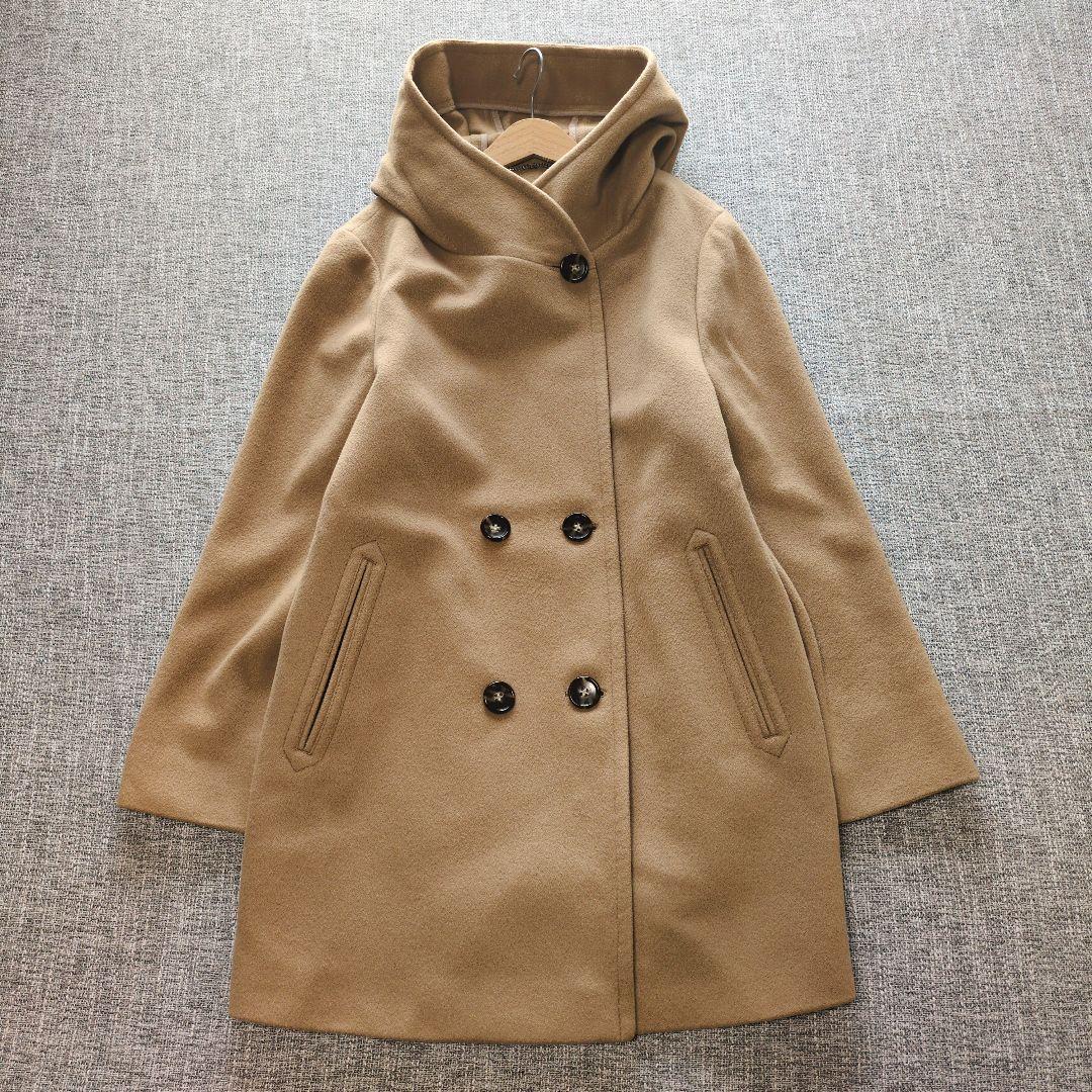 ♡nikoichi22♡フォロー割有♡様　23区　カシミヤ混　フーデットコート