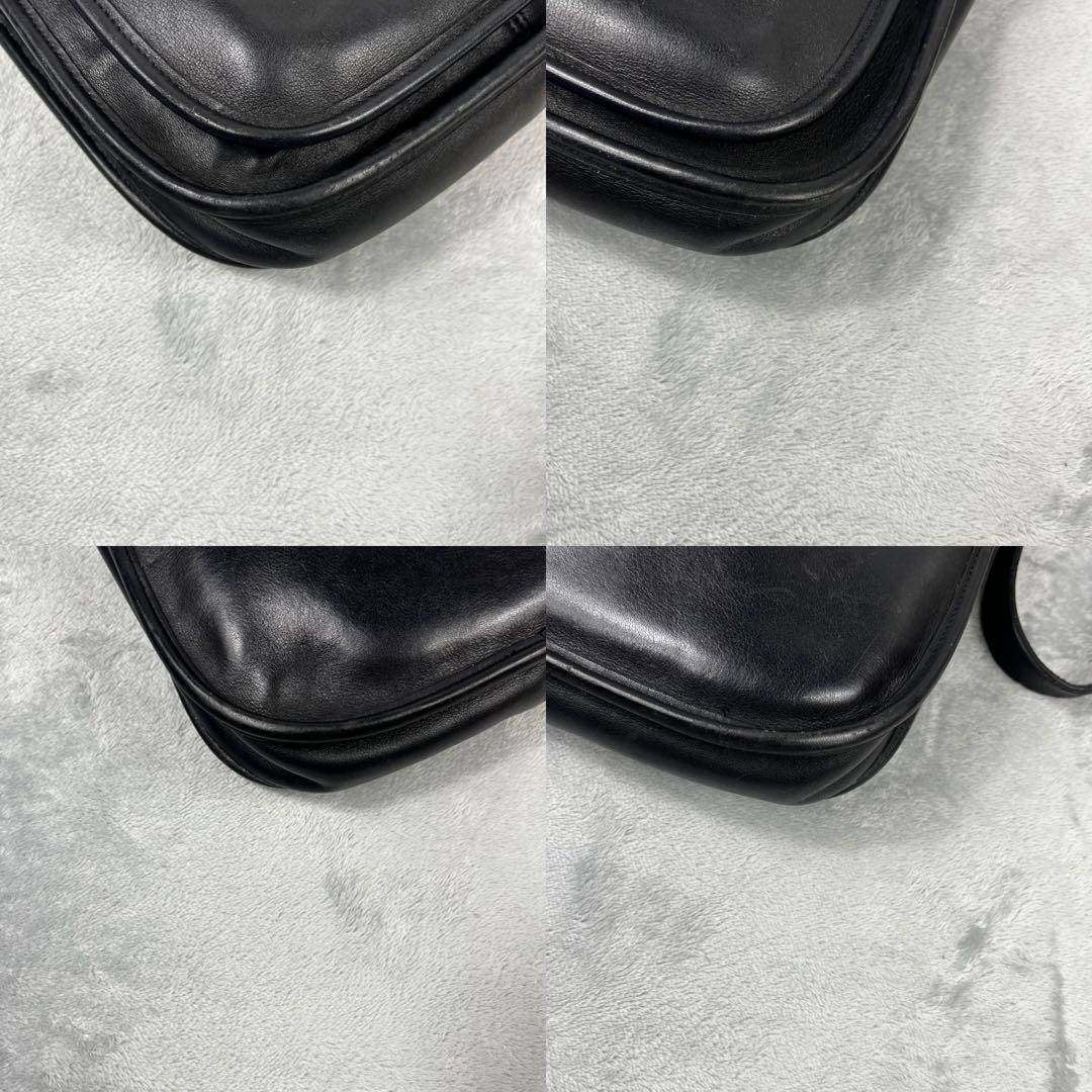 Old Coach ショルダーバッグ 9979 ブラック 黒 ターンロック