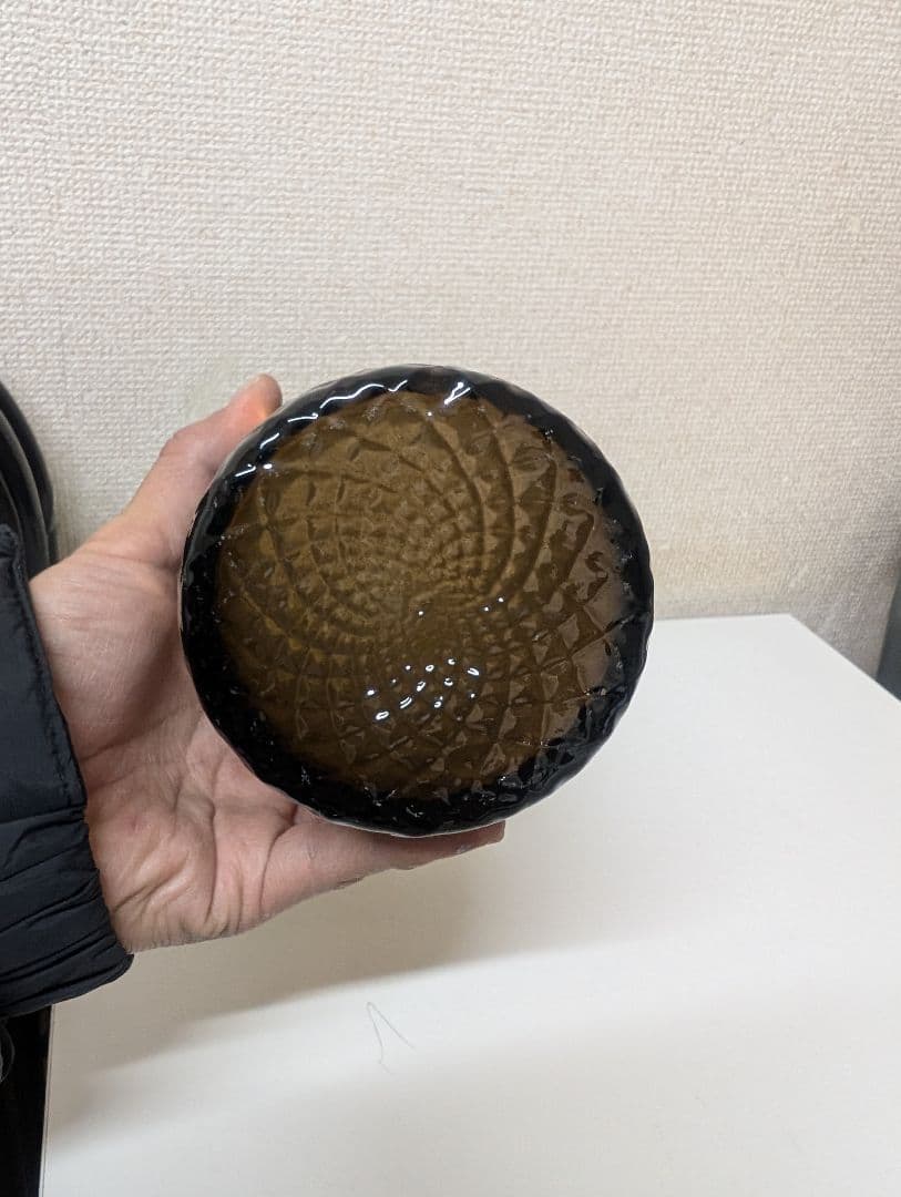 ボヘミアガラス　花瓶