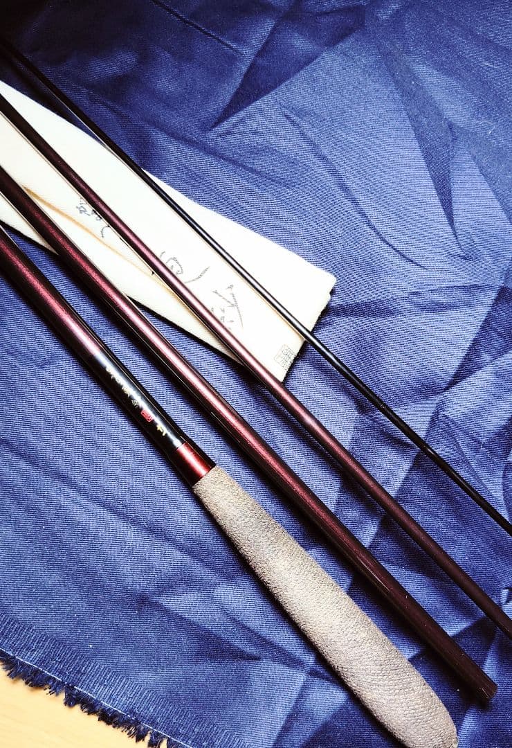 がまへら　更紗　11尺　へら竿　がまかつ