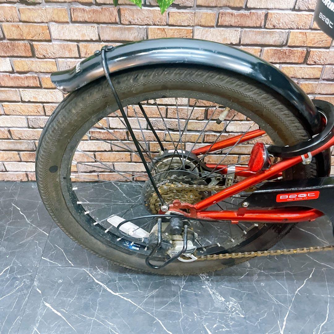 【82】子供用自転車 子供車 DRIDE beat レッド 20インチ
