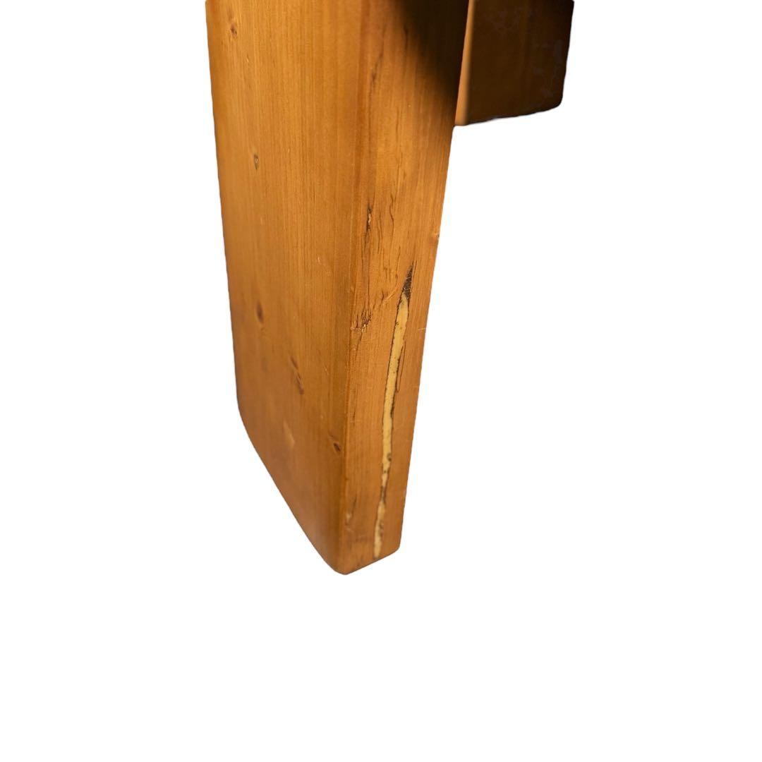 HR811 リアルシャビー　木目ワイルド　レトロな円卓　90cm ちゃぶ台