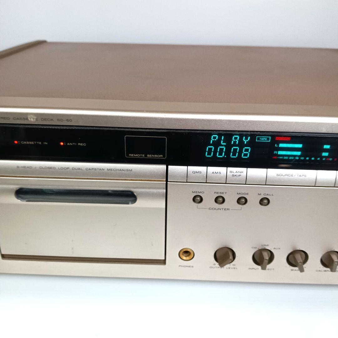 動作品 Marantz マランツ 3ヘッドステレオカセットデッキ SD-60
