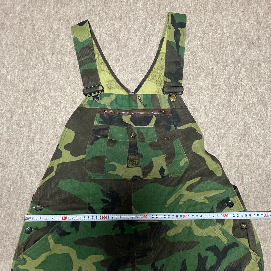 LIBERTY迷彩オーバーオール ダブルニー