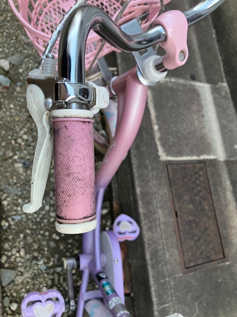 (里美松岡) 子供用自転車 パープル メッゾピアノスイーツ　18インチ