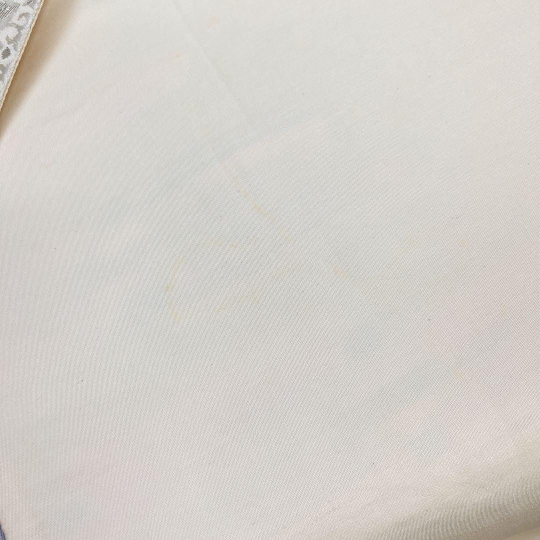 袋帯　正絹　銀糸　亀甲　華紋　唐花模様　檜垣　道長取り　着物　054t