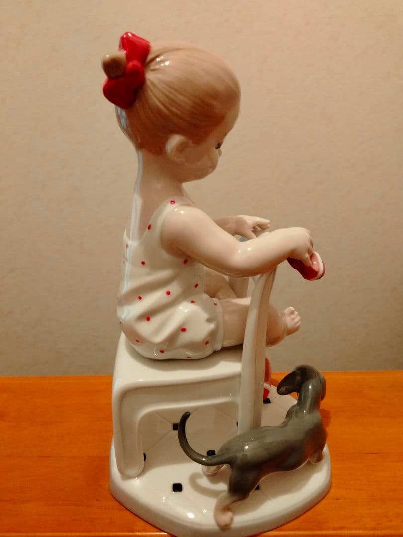 美品 リヤドロ「隠しちゃだめよ！！」