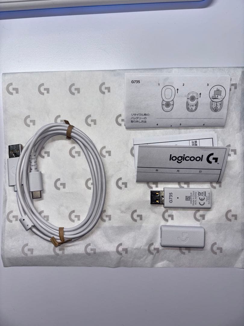 Logicool G735 & AULA アイスクリスタルテンキー