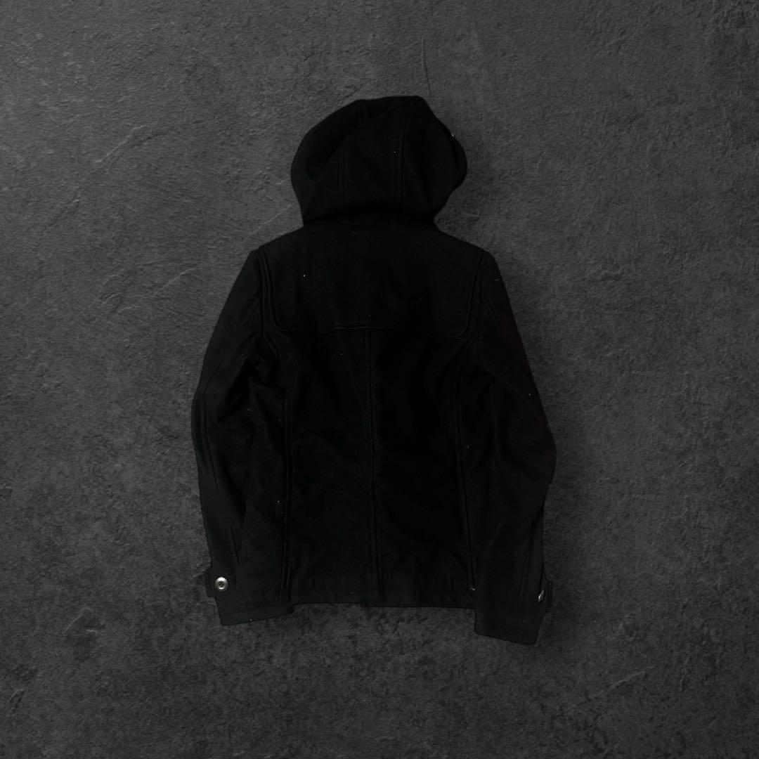 00s Archive Swag ATTACHMENT ブラック ダッフルコート