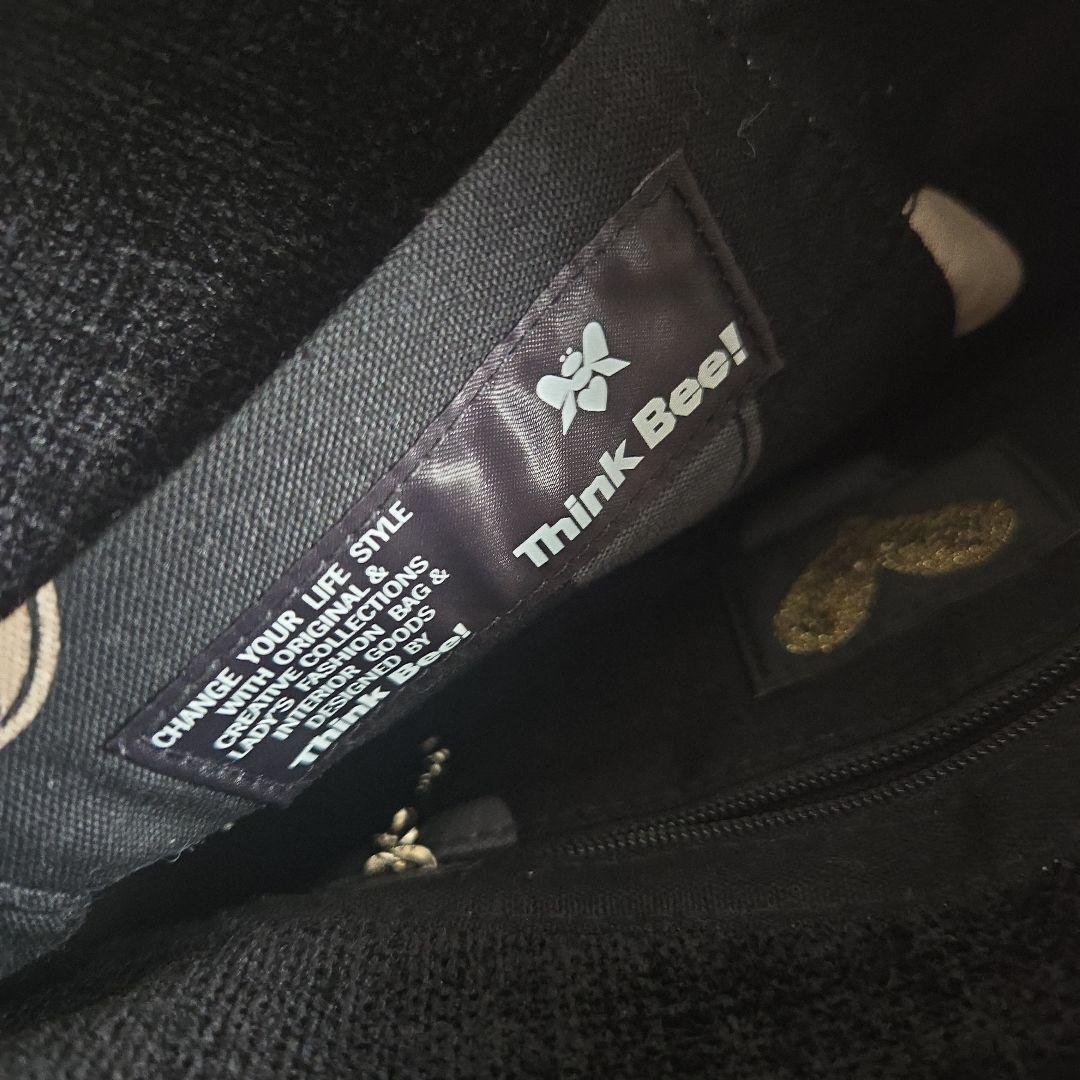 レーチェです。Think Bee! ハート型バッグ ブラック