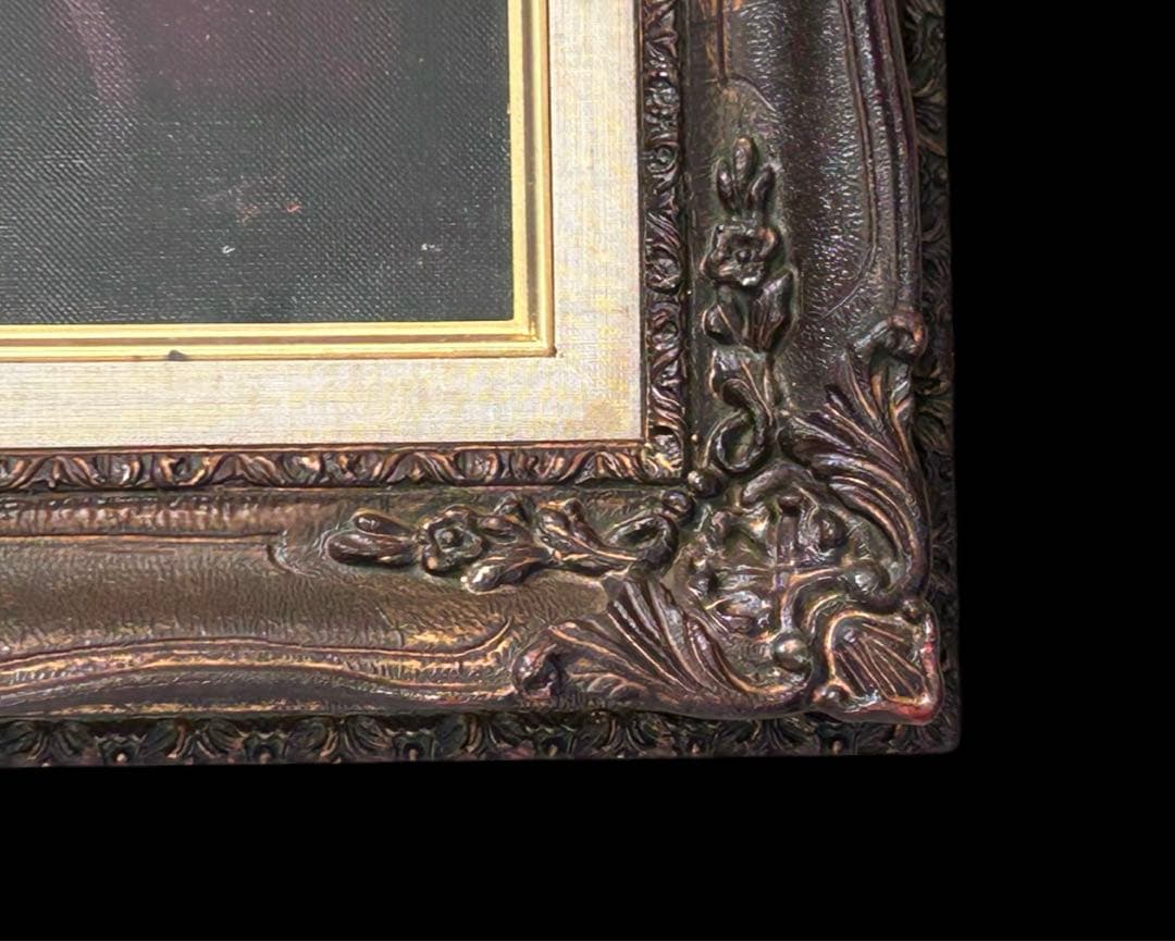 【真作】谷崎勉 油彩 6号 裸婦 元青龍社構成員 油彩 直筆サイン　-292-